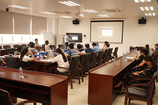 中海油展示及培訓現場