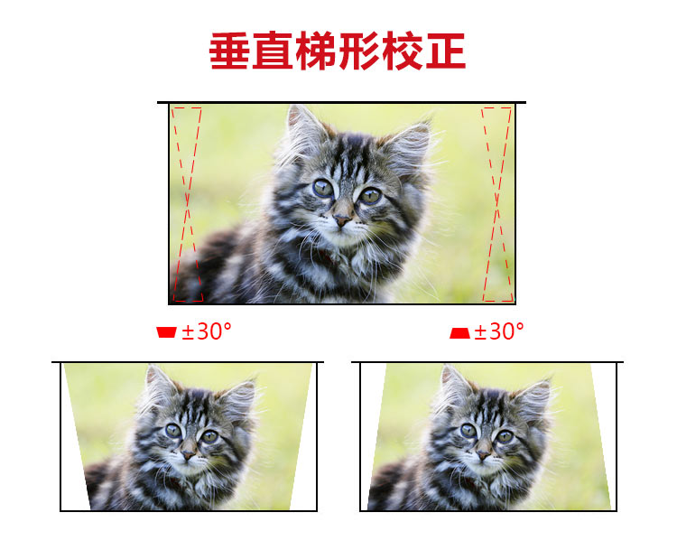 索尼VPL-CH353投影機(jī) 垂直梯形校正