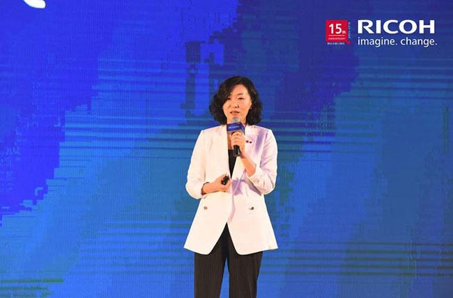 理光（中國）市場部 副總經理 曹昀婷女士